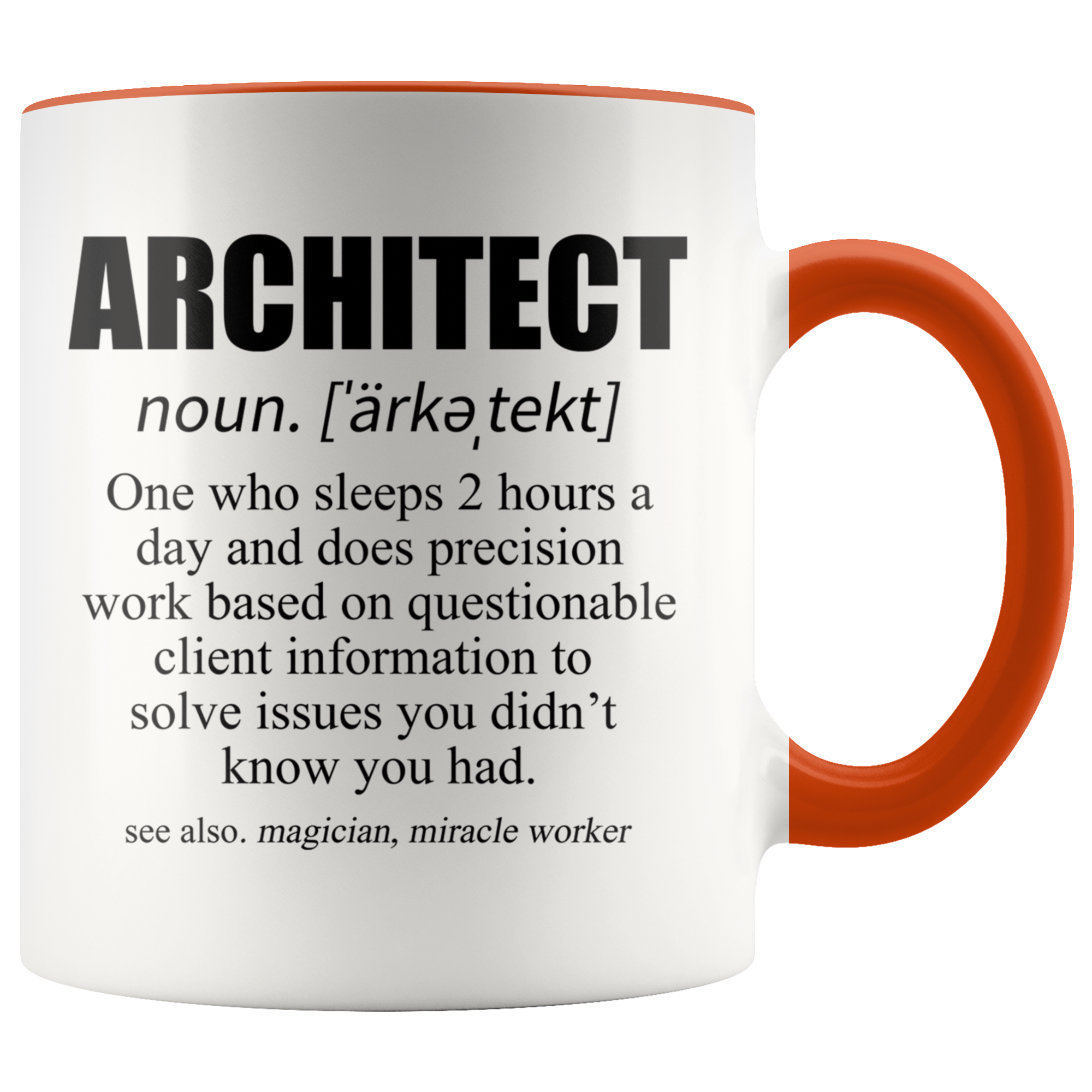 Accent Mug - Architect Definition Mug