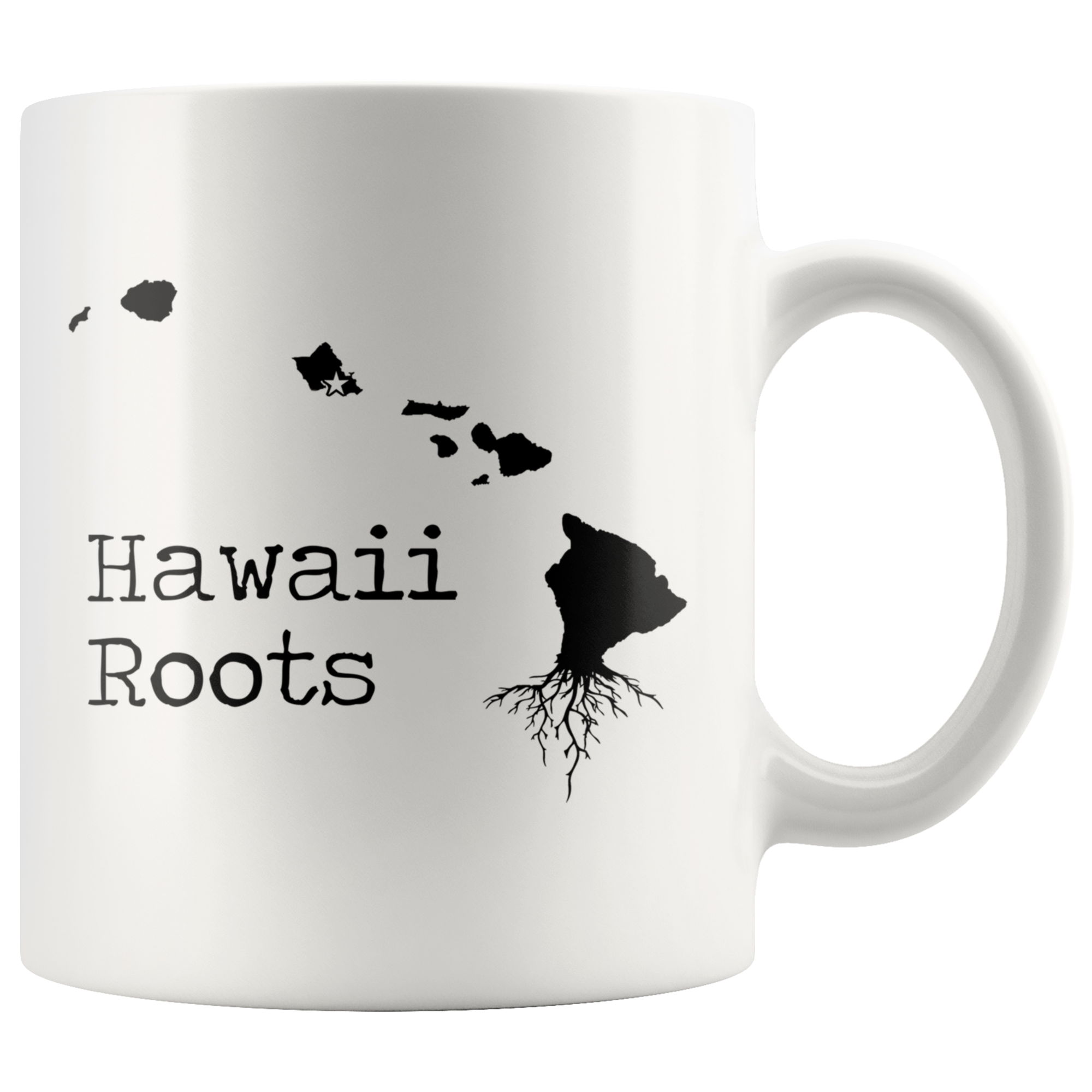 White Mugs - Hawaii Roots