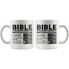 White 11oz Mug - Bible Reference