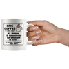 White 11oz Mug - Epic Coffee