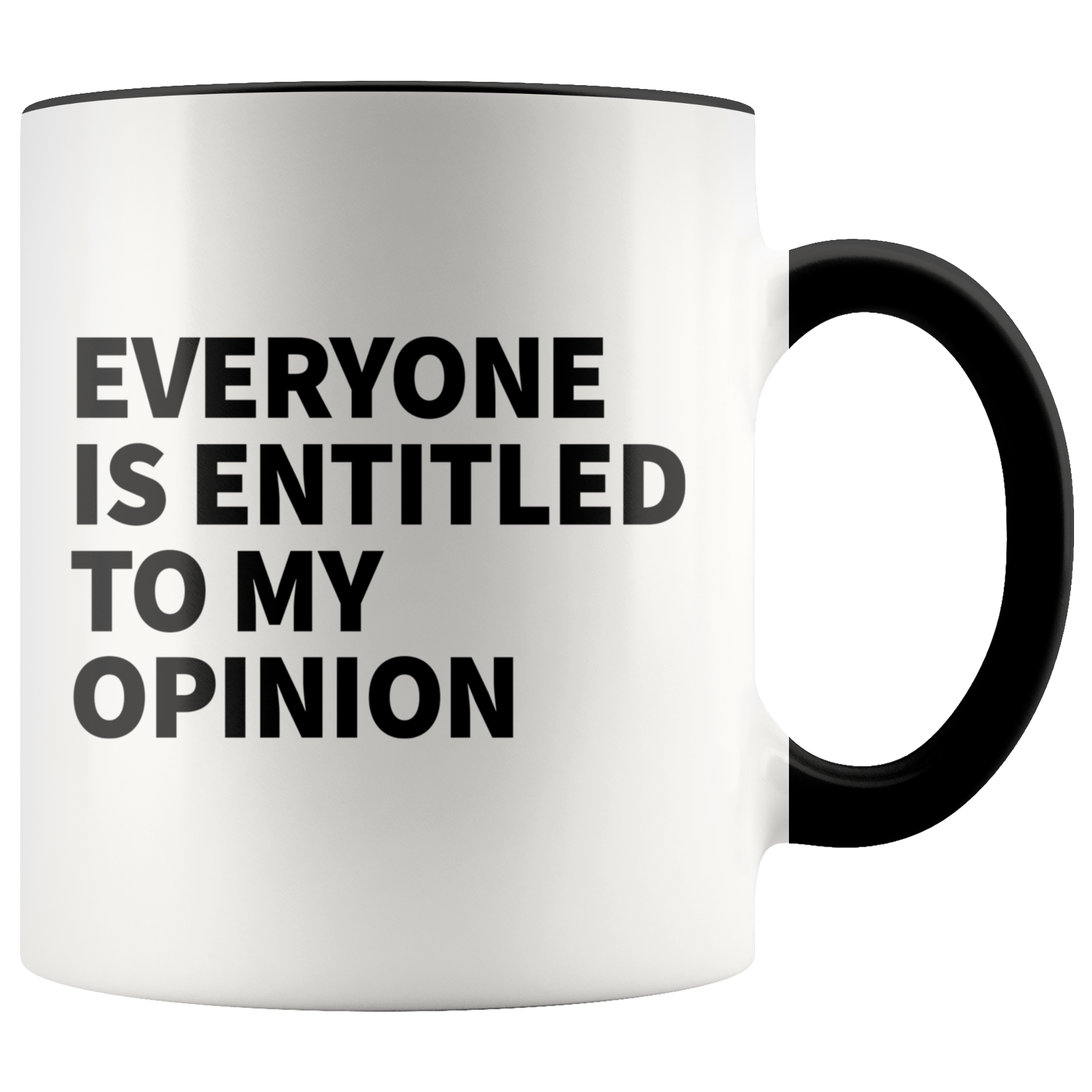 Accent Mug - Everyone Is Entitled To My Opinion