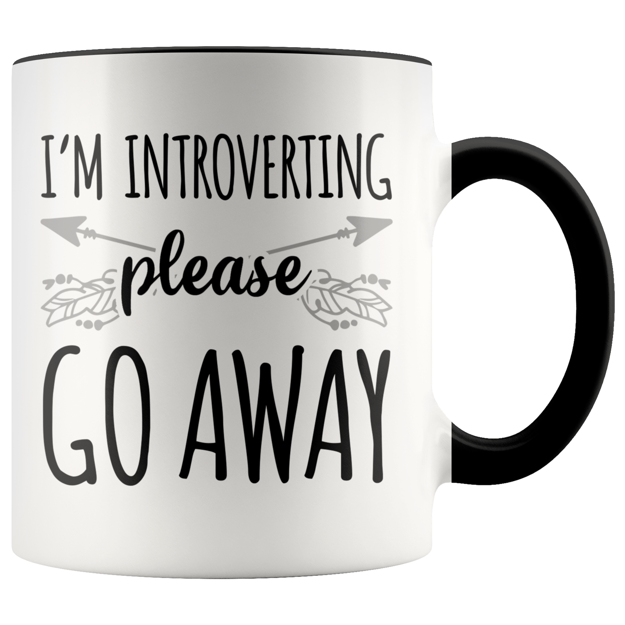 Accent Mug - Introverting Please Go Away