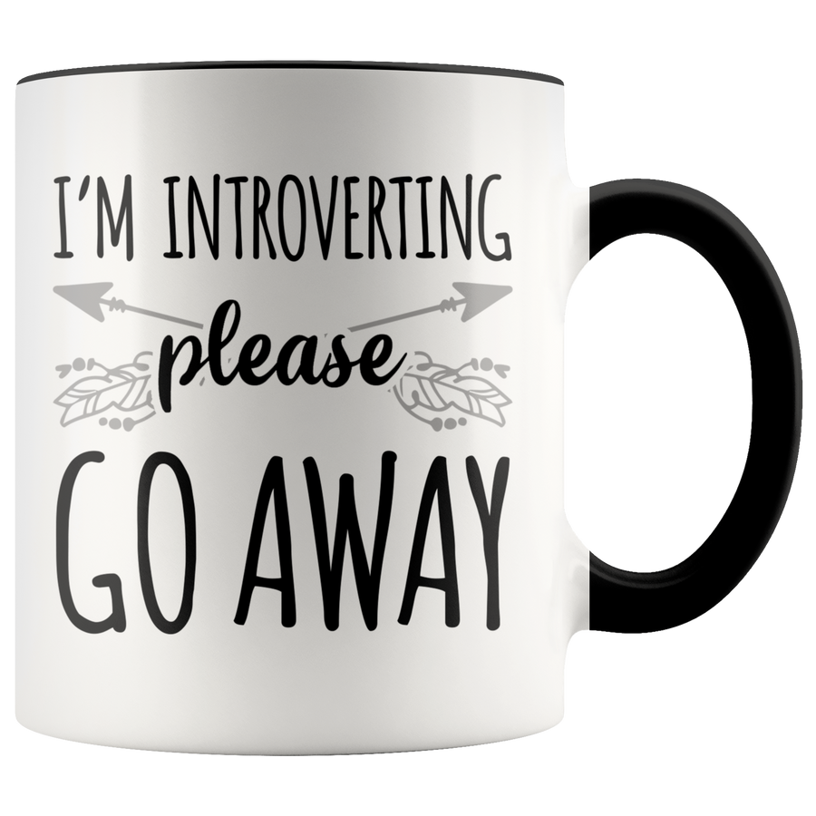 Accent Mug - Introverting Please Go Away