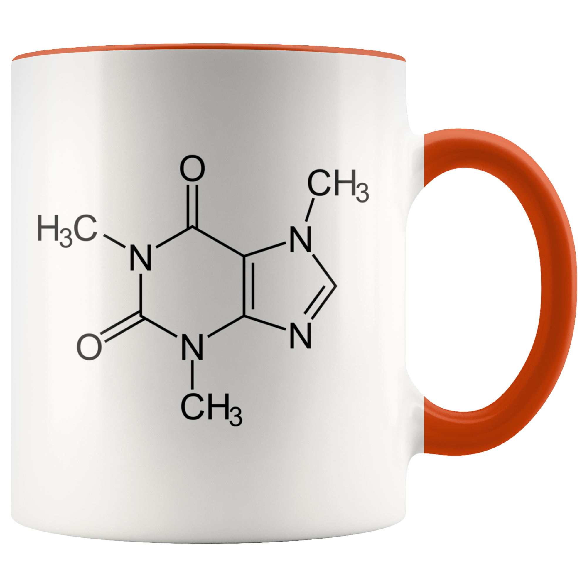 Accent Mug - Caffeine Molecule