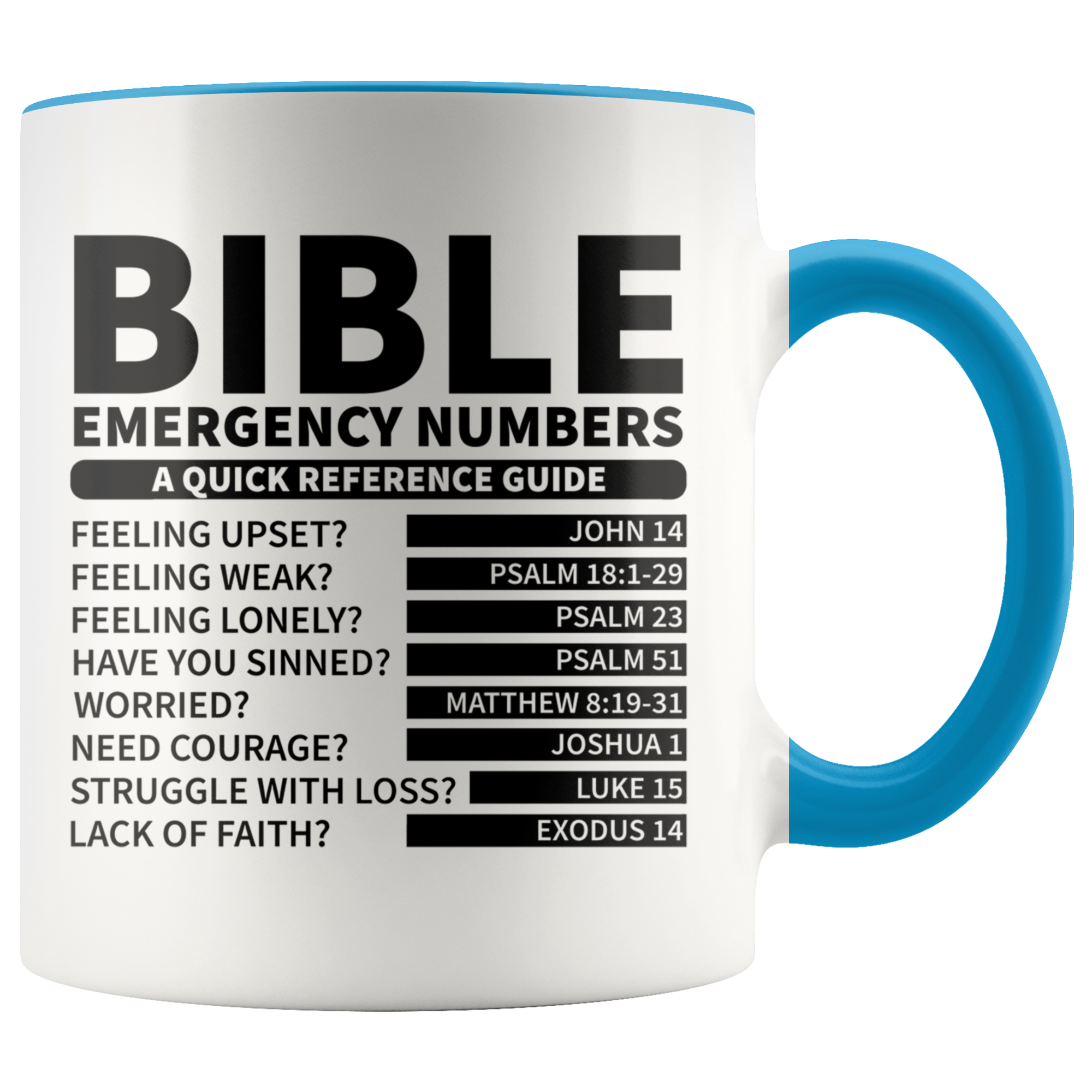 Accent Mug - Bible Reference Mug