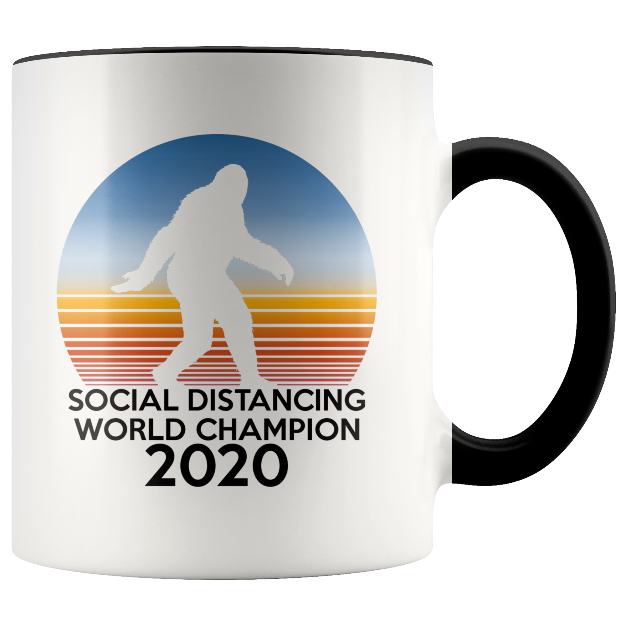 Accent Mug - Bigfoot Social Distance World Champion