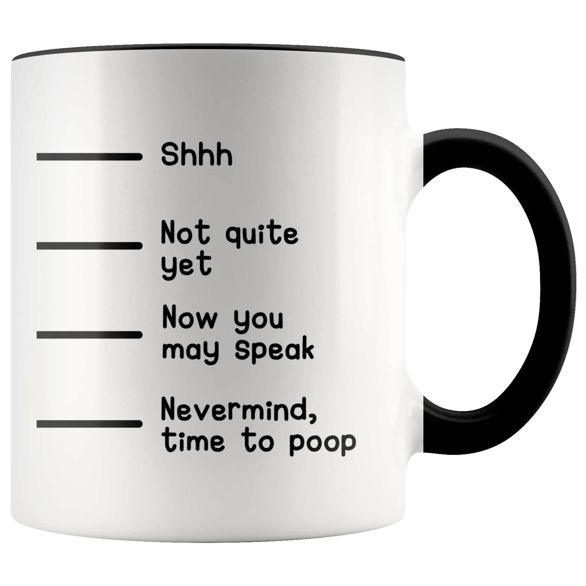 Accent Mug - Time To Poop