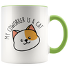 Accent Mug - My Coworker Is A Cat