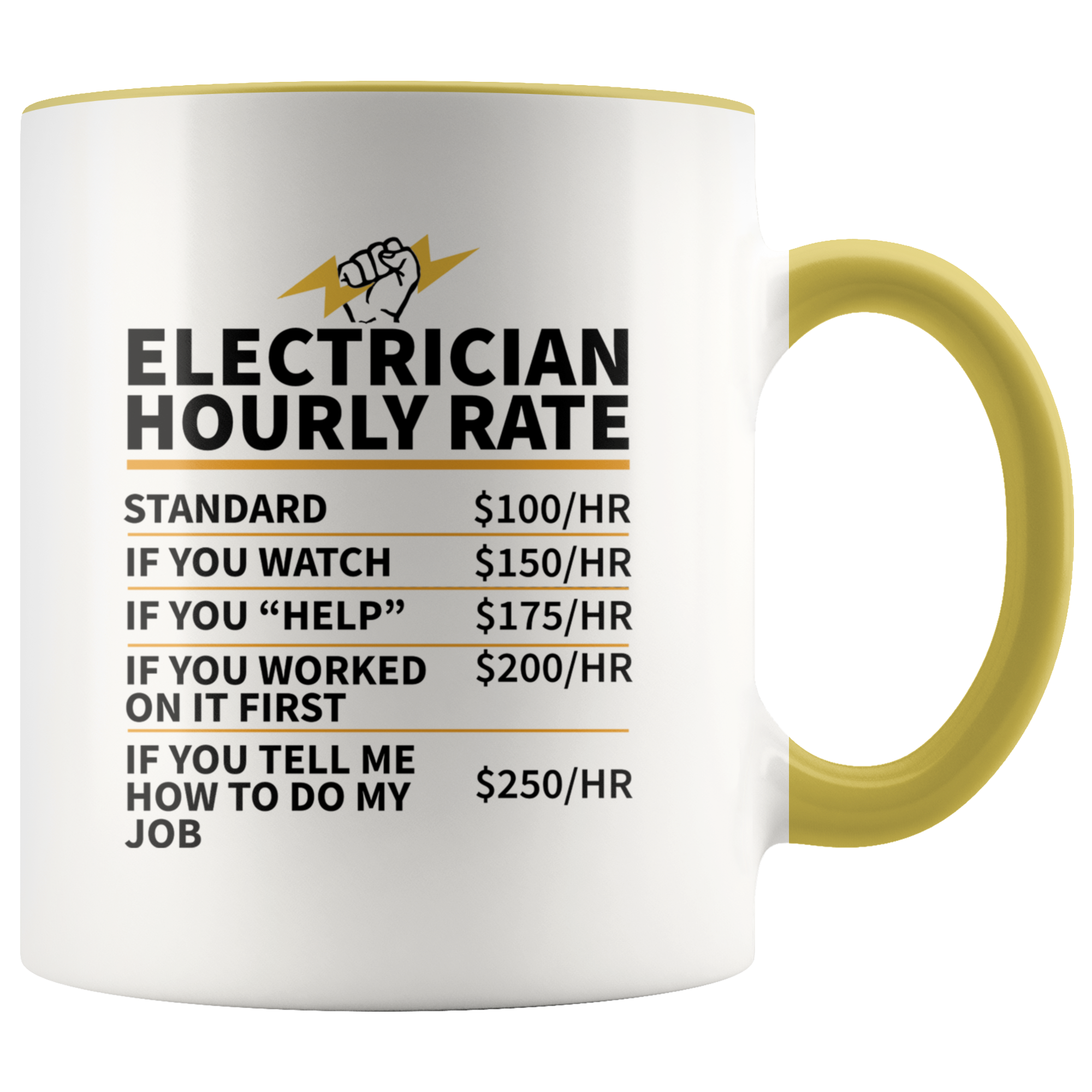 Accent Mug - Electrician Hourly