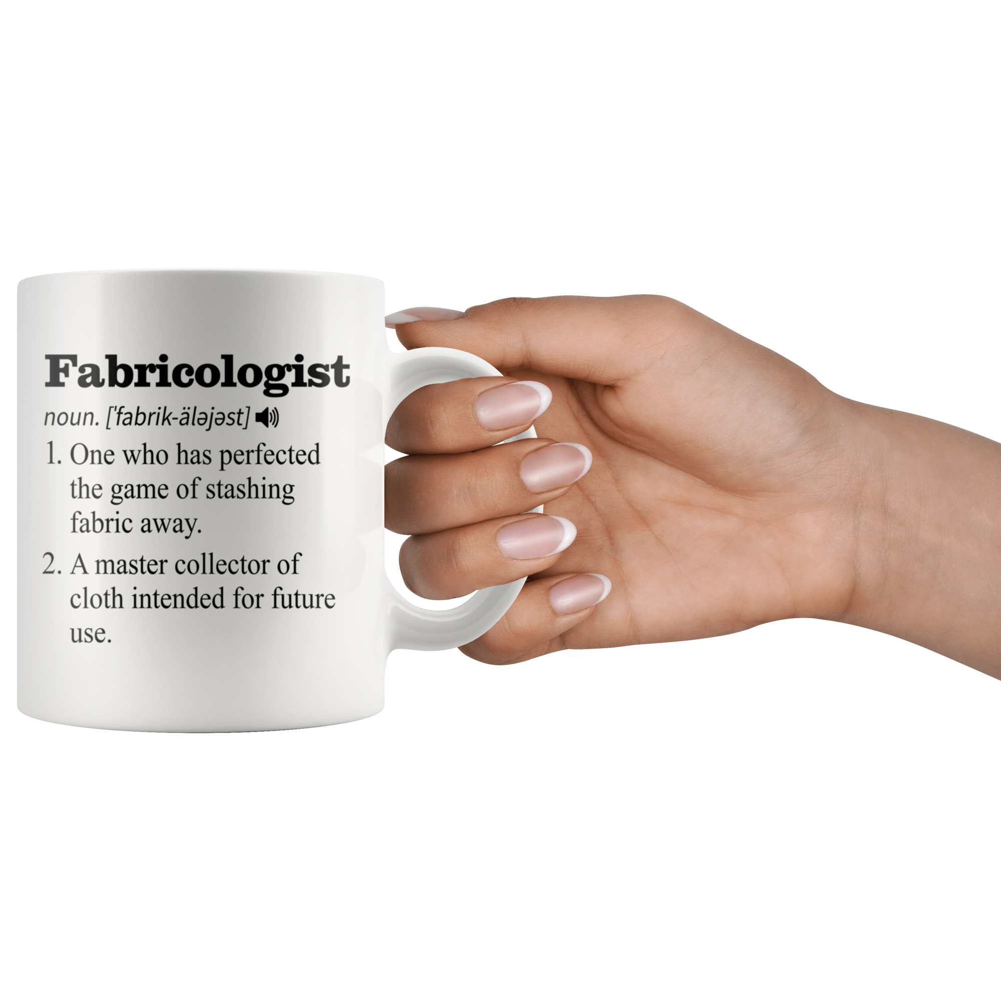 White 11oz Mug - Fabricologist