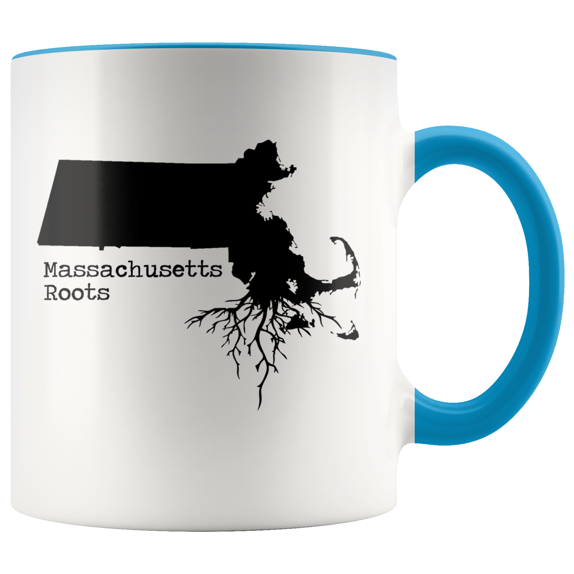 Accent Mug - Massachusetts State Roots