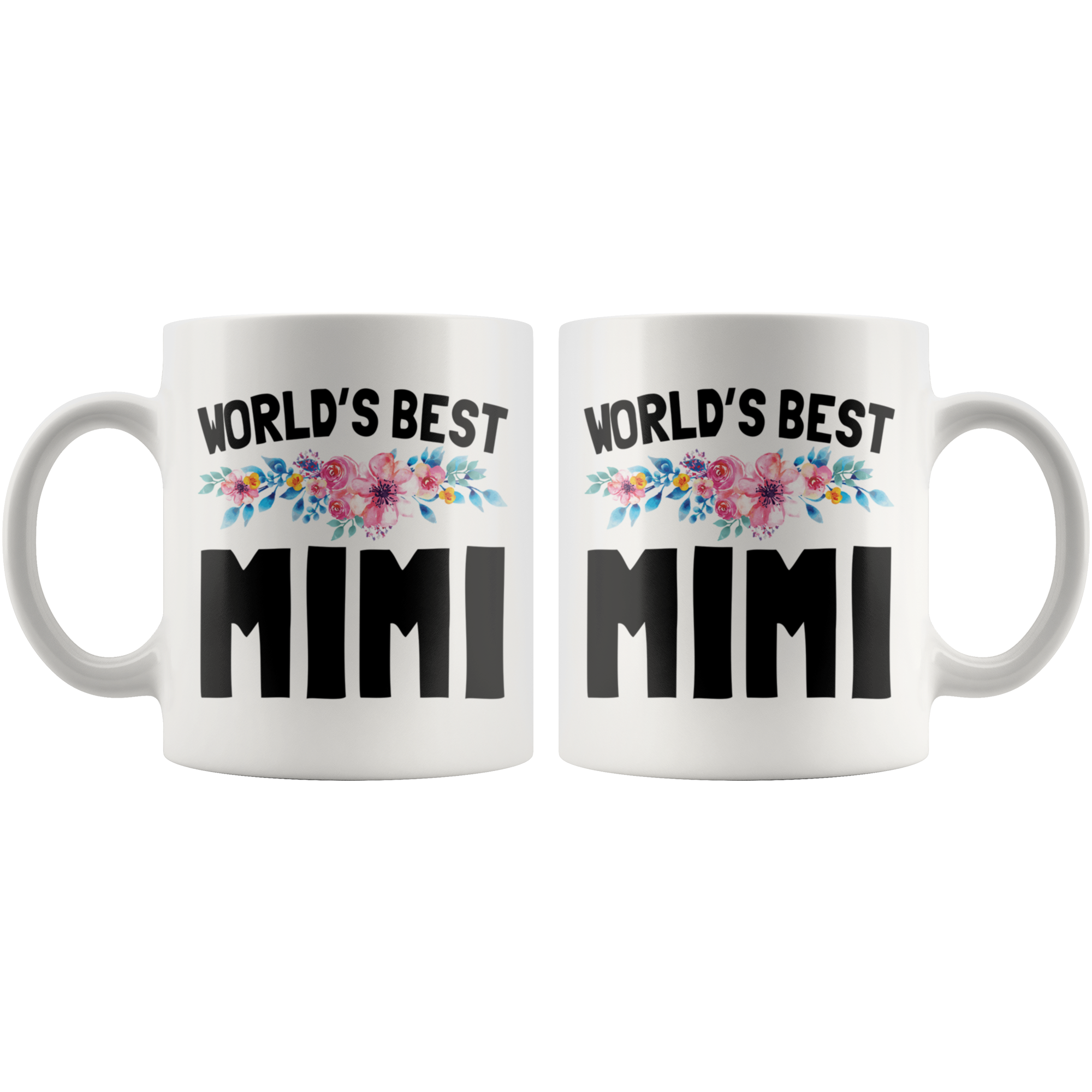 White 11oz Mug - World's Best Mimi