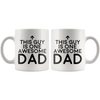 White 11oz Mug - This Guy Is One Awesome Dad