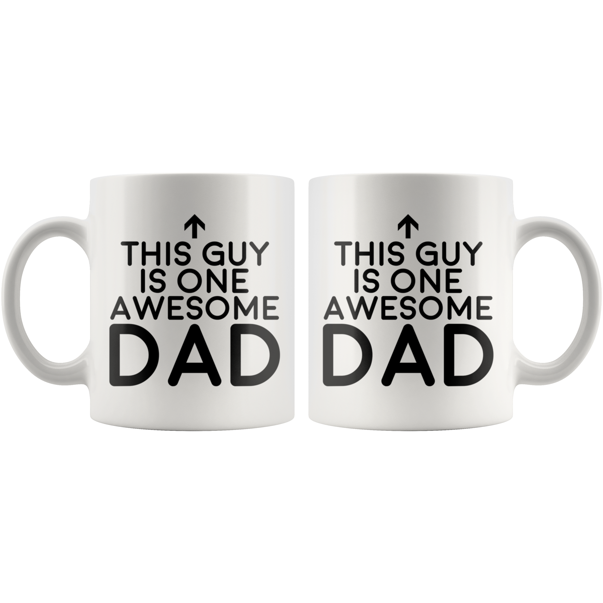 White 11oz Mug - This Guy Is One Awesome Dad
