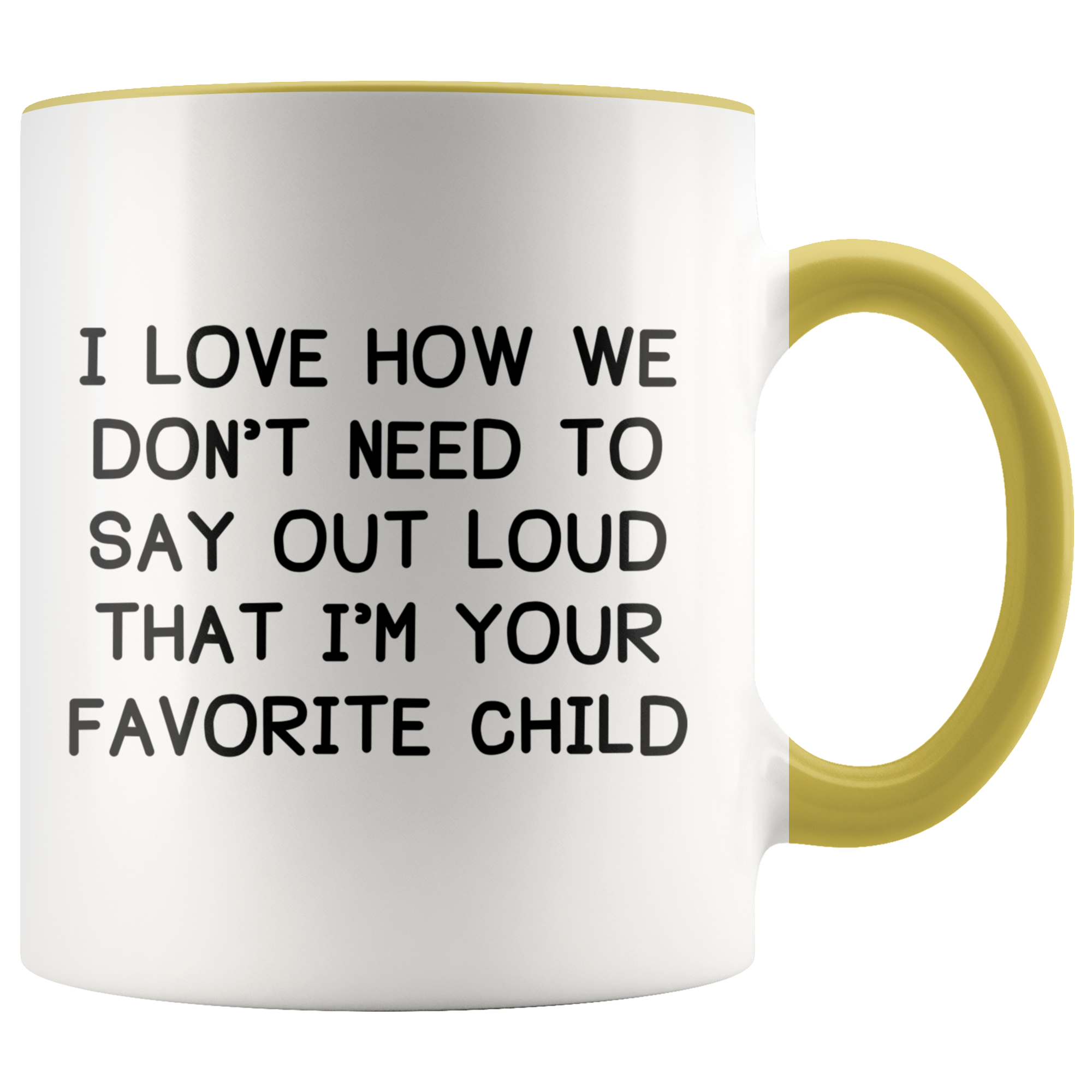 Accent Mugs - Favorite Child Outloud