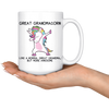 White 15oz Mug - Great Grandmacorn