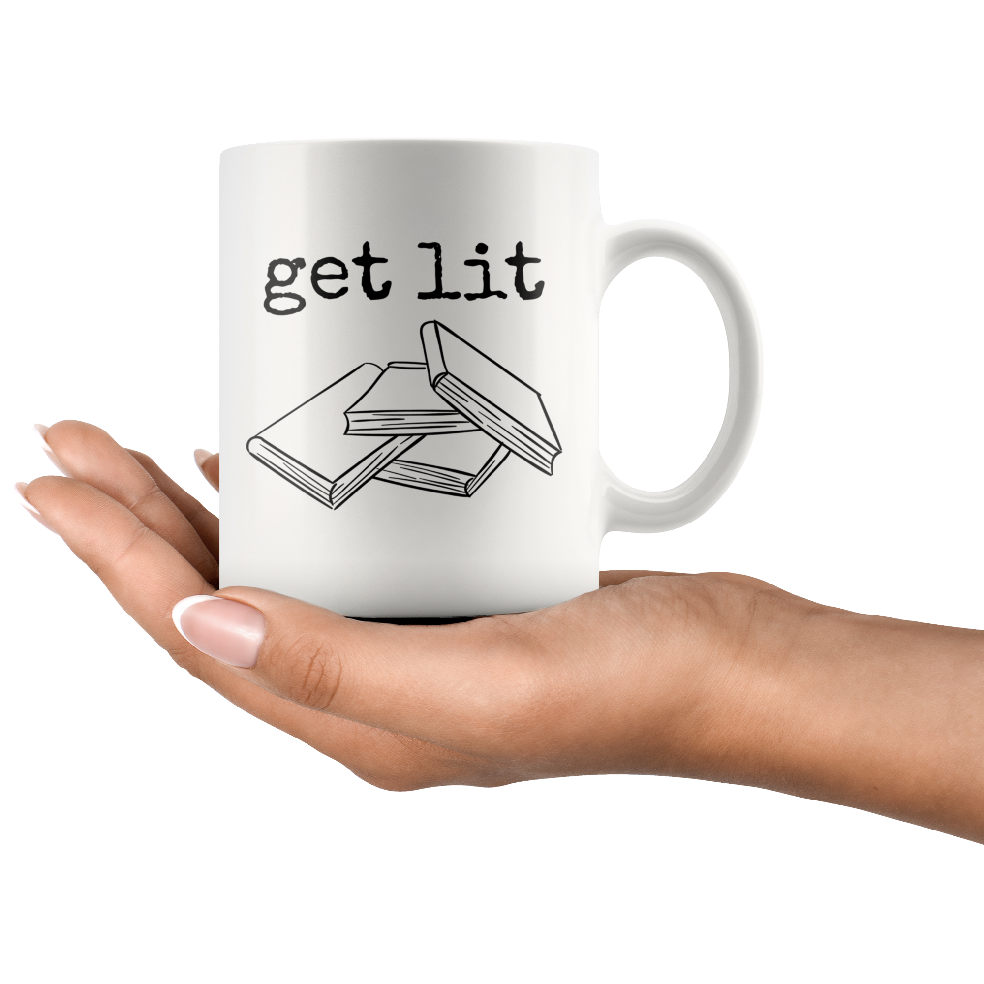 White 11oz Mug - Get Lit