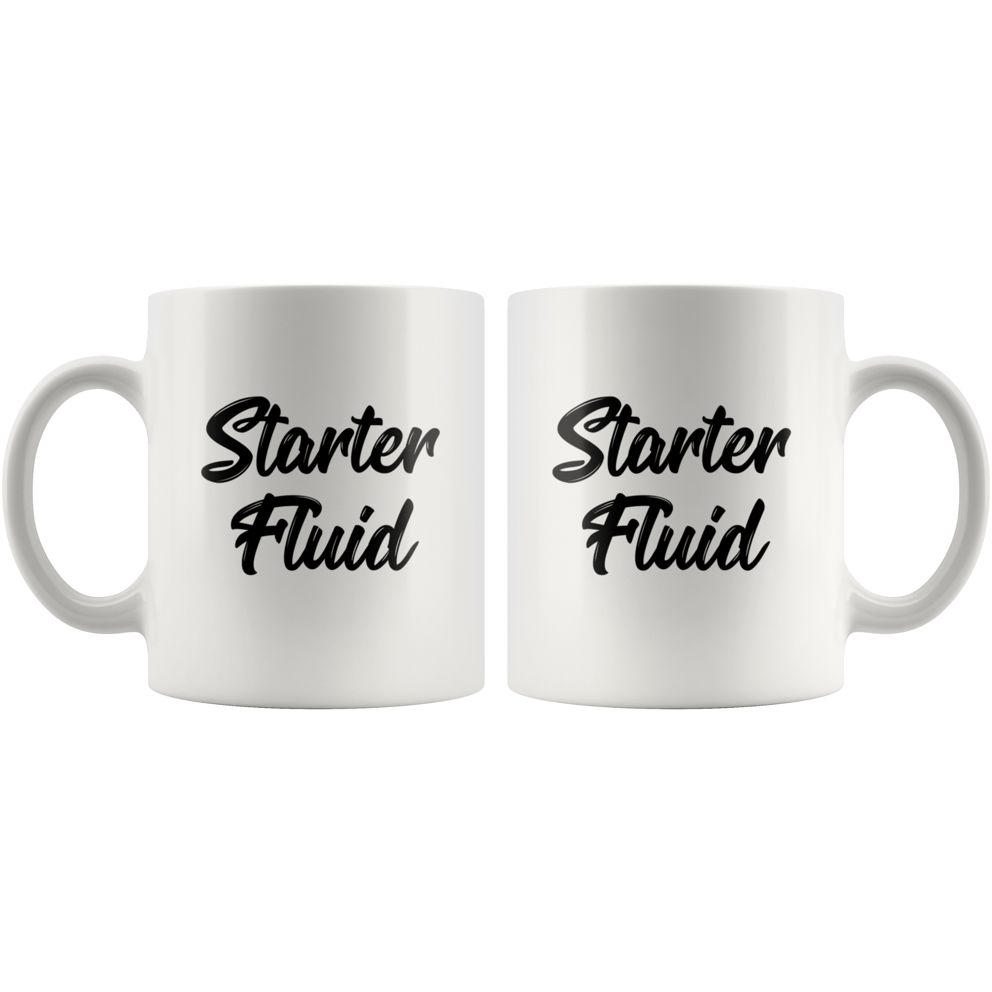 White 11oz Mug - Starter Fluid
