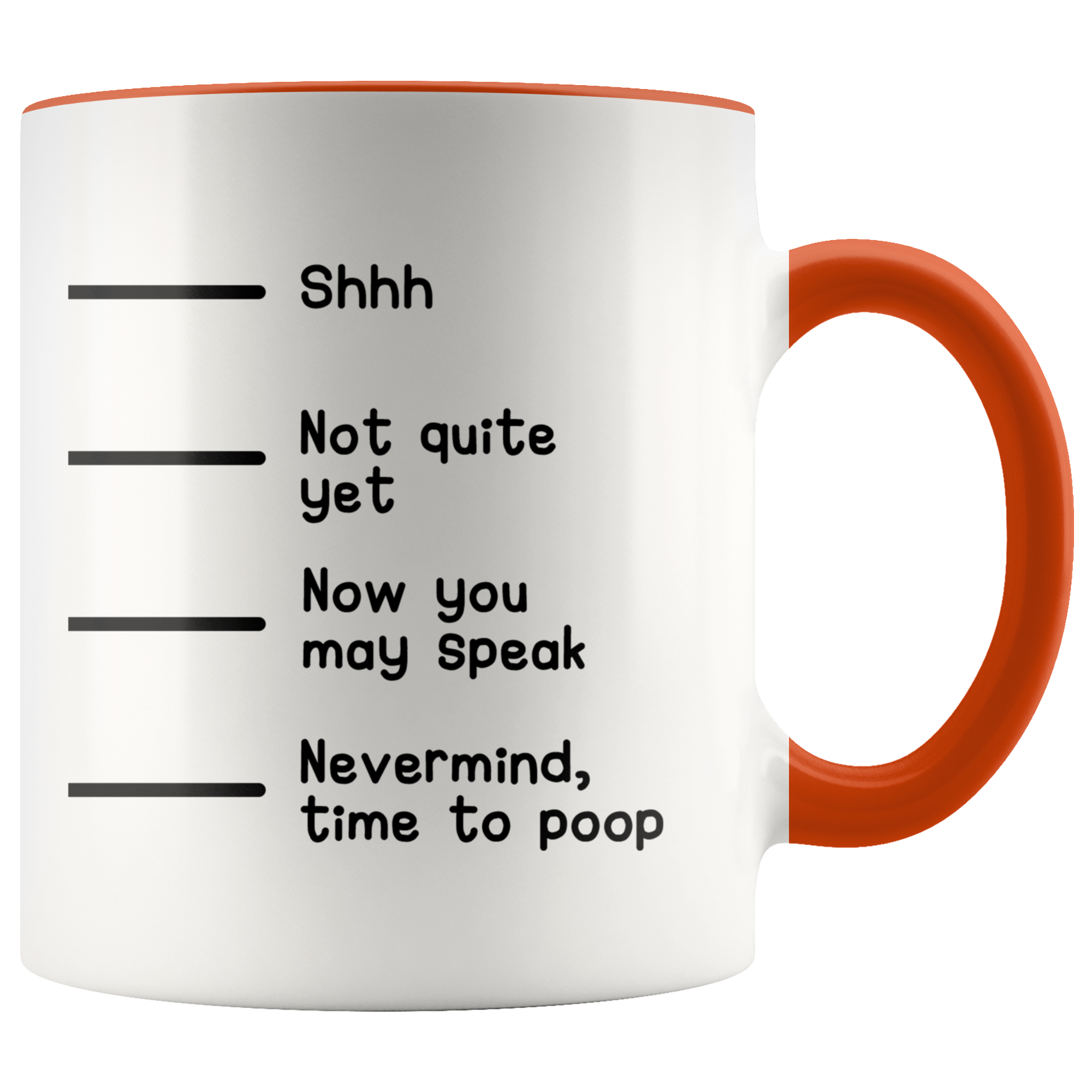Accent Mug - Time To Poop