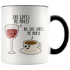 Accent Mug - Wine And Coffee