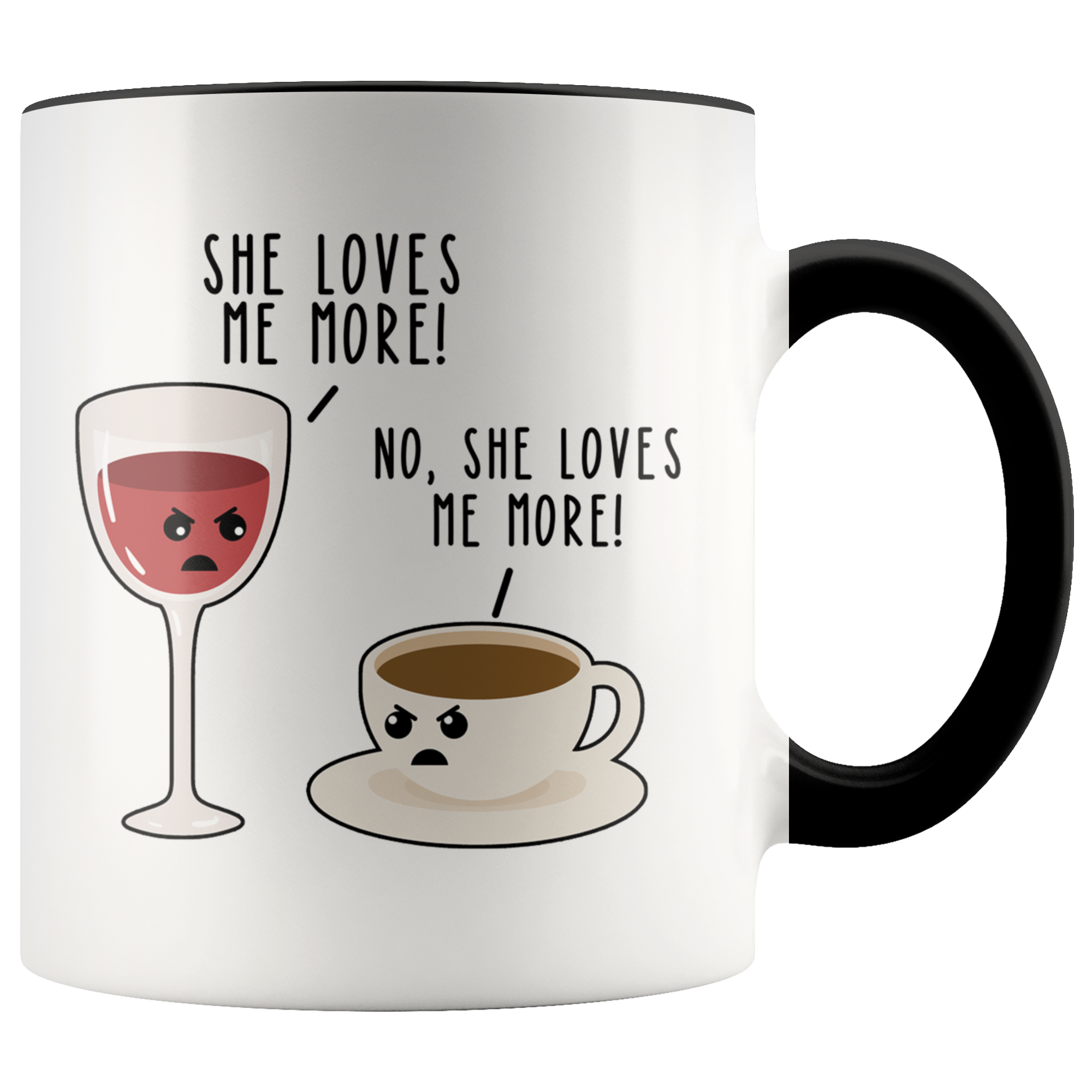 Accent Mug - Wine And Coffee