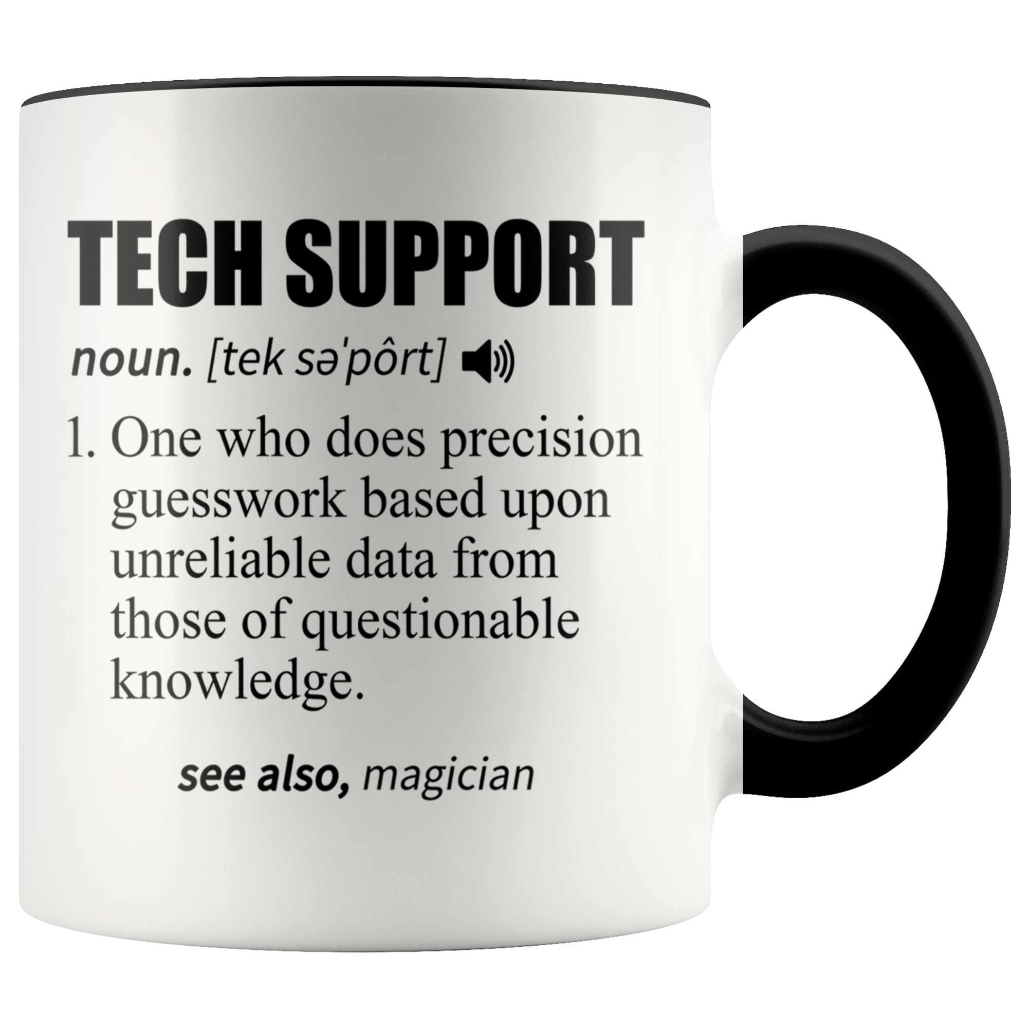 Accent Mug - Tech Support Definition