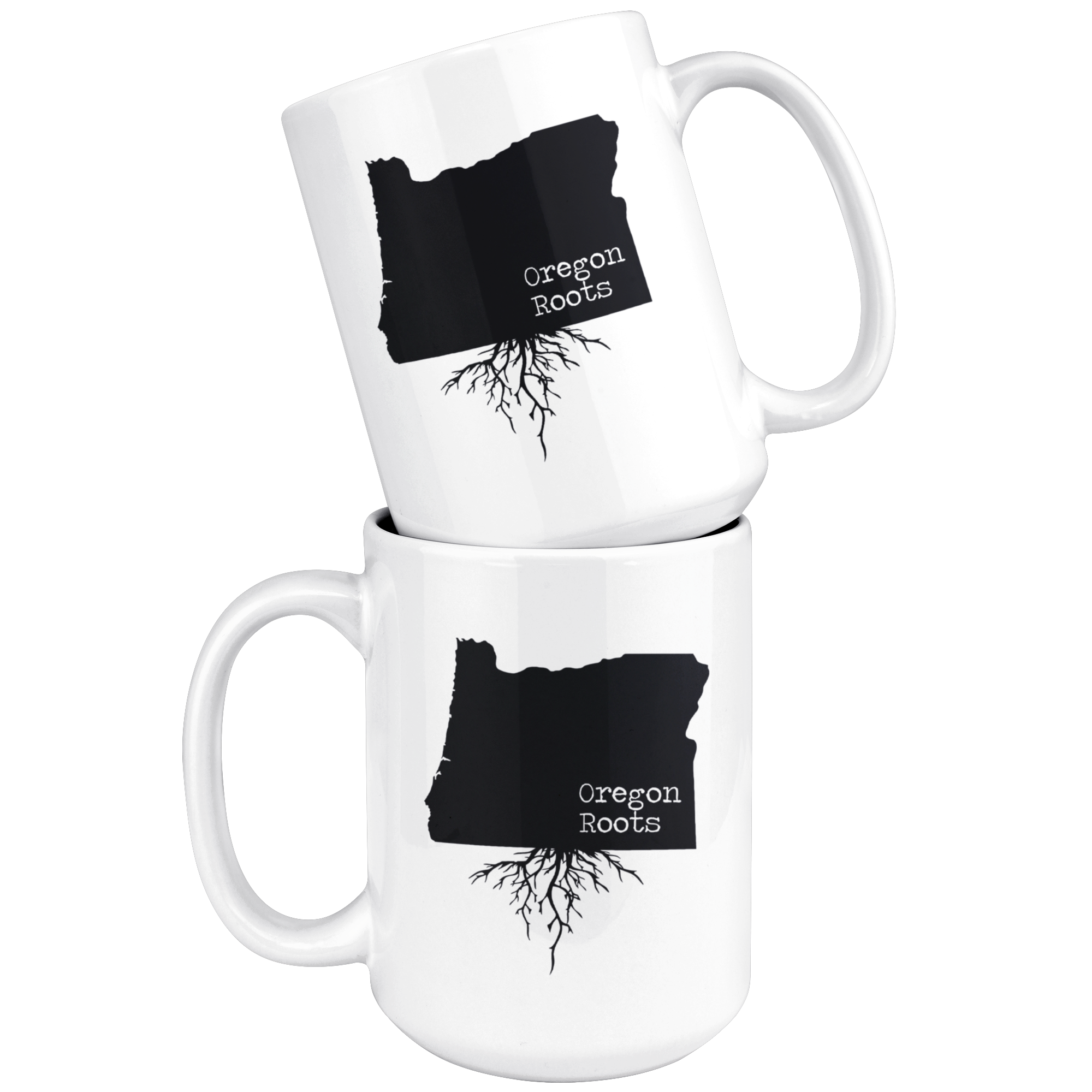 White Mugs - Oregon Roots