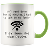 Accent Mug - Wifi Went Down