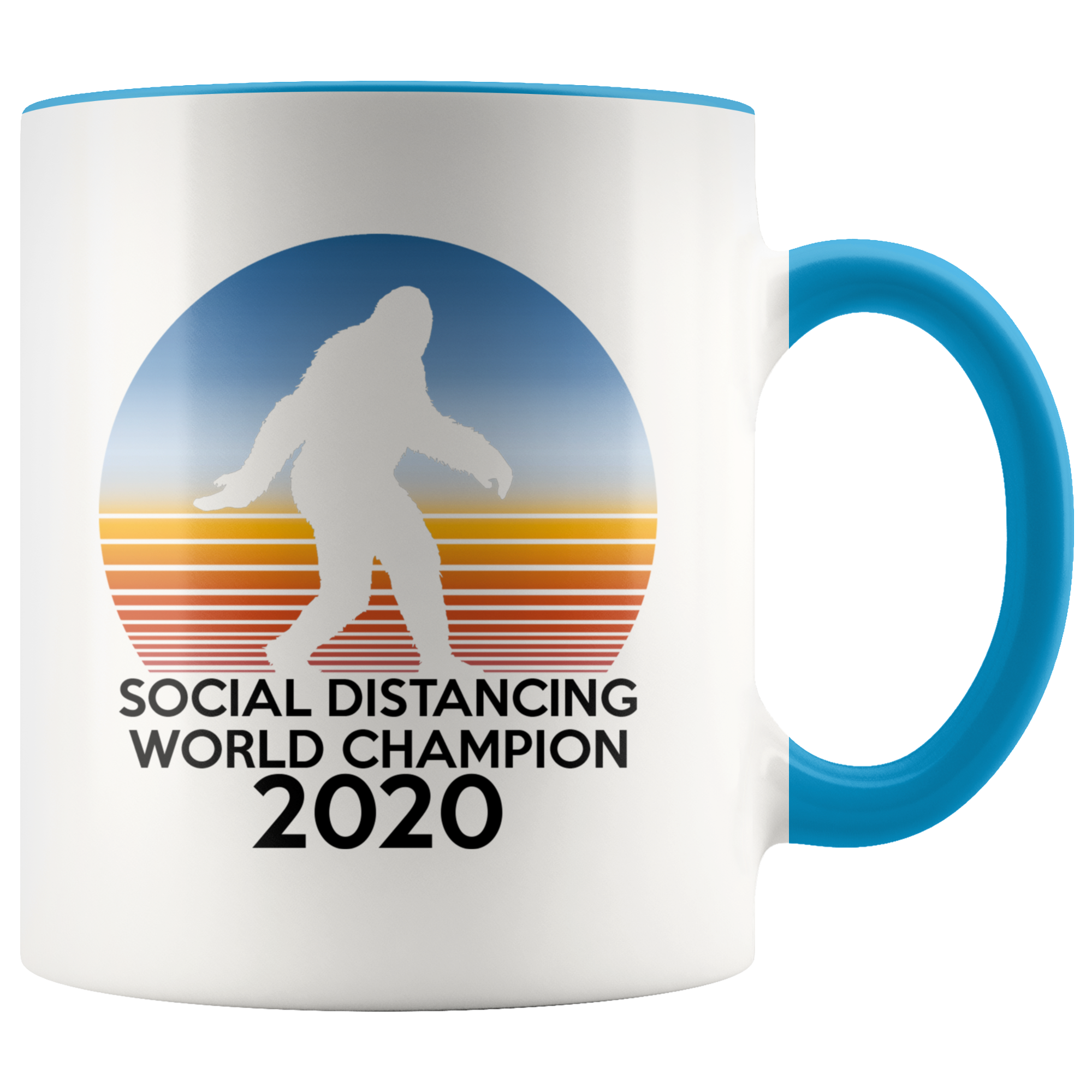 Accent Mug - Bigfoot Social Distance World Champion
