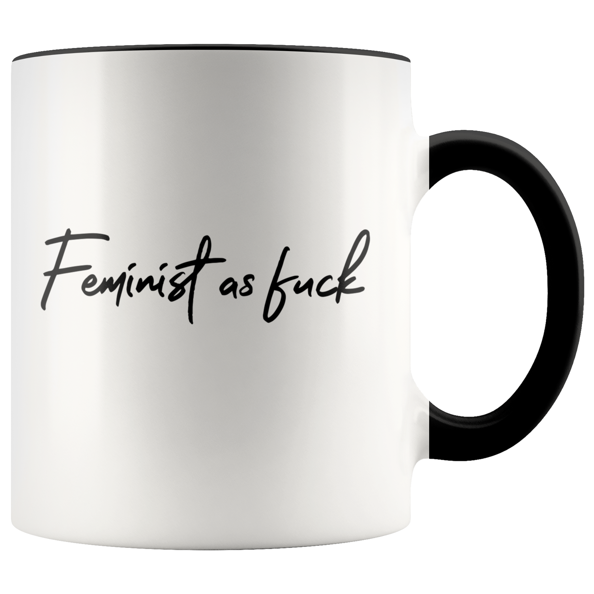 Accent Mug - Feminist As Fuck