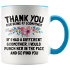 Accent Mug - Thank You Godmother Punch In Face