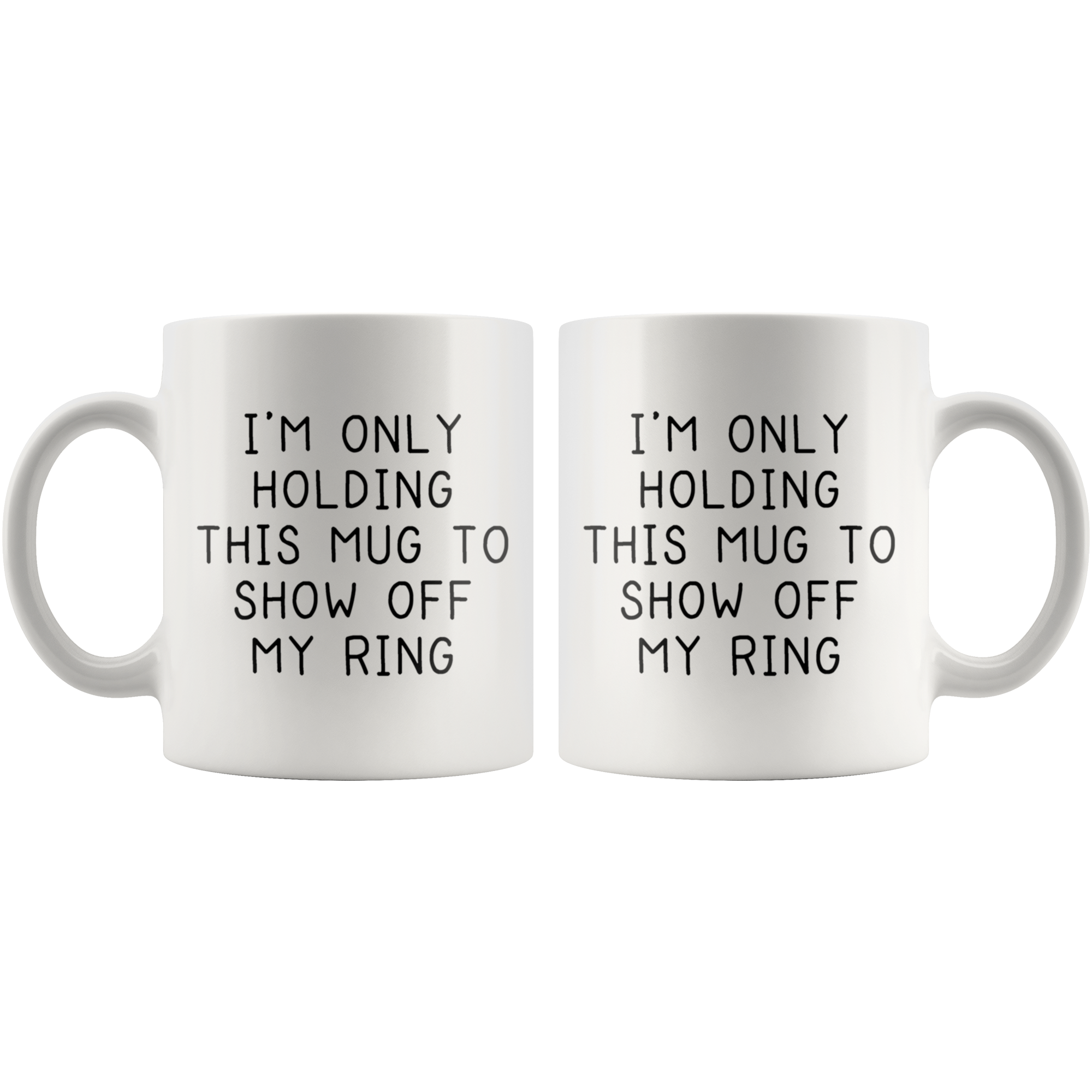 White Mugs - Only Holding This Mug To Show Off My Ring