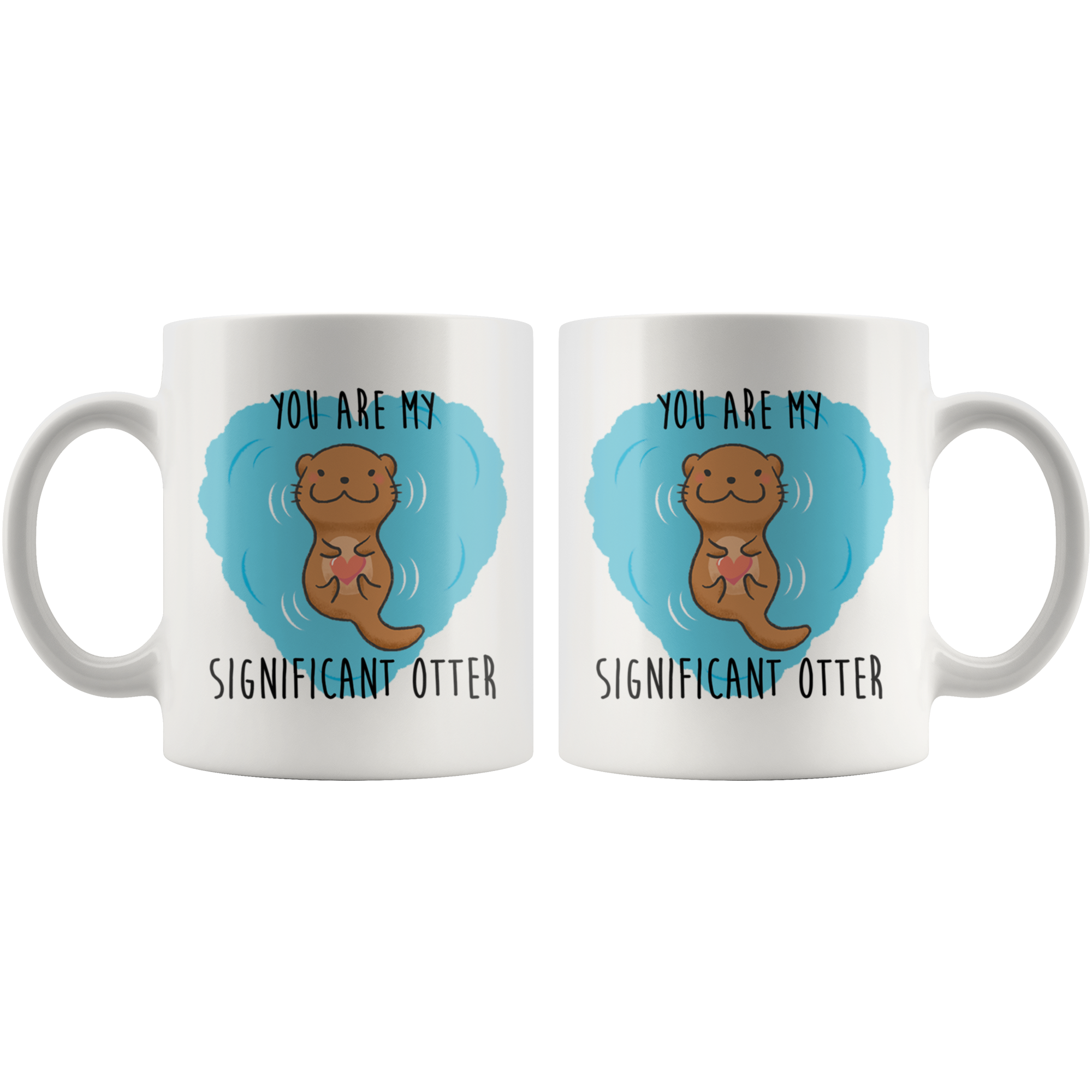 White 11oz Mug - Significant Otter