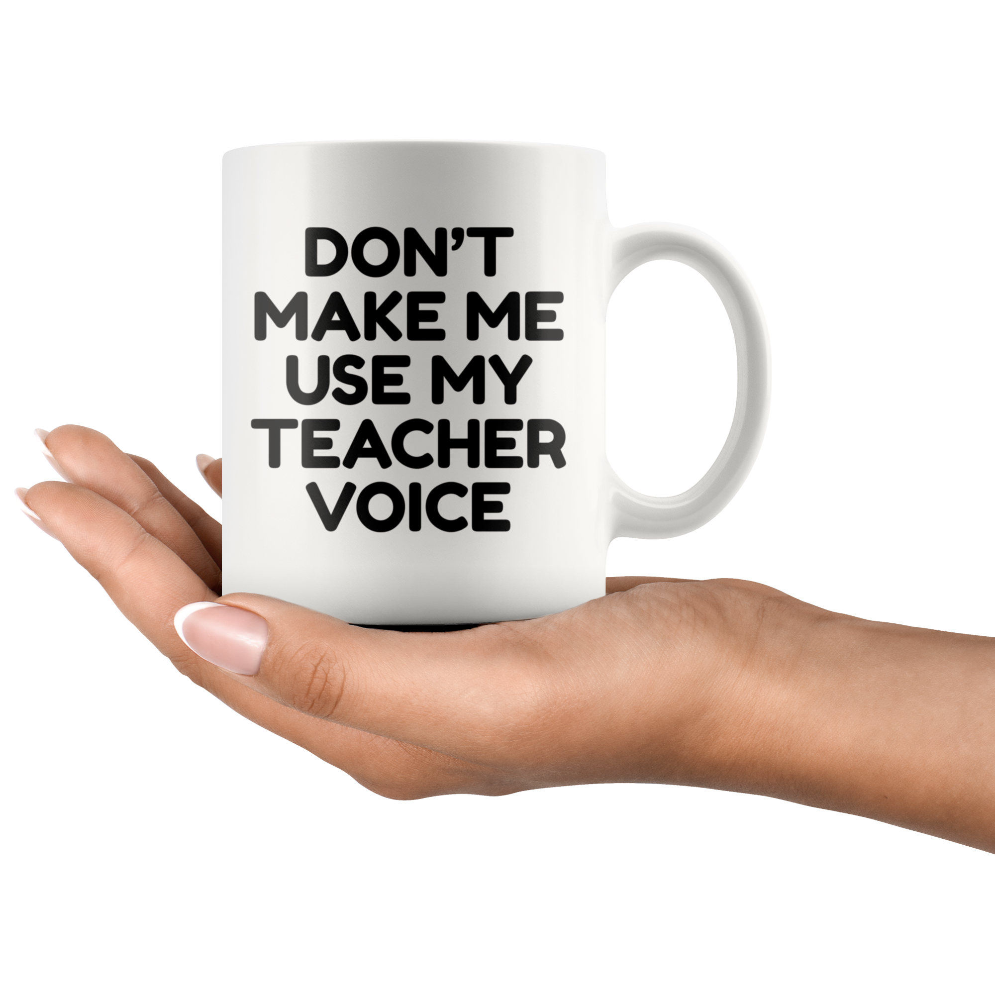 White 11oz Mug - Teacher Voice