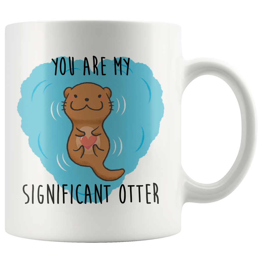 White 11oz Mug - Significant Otter