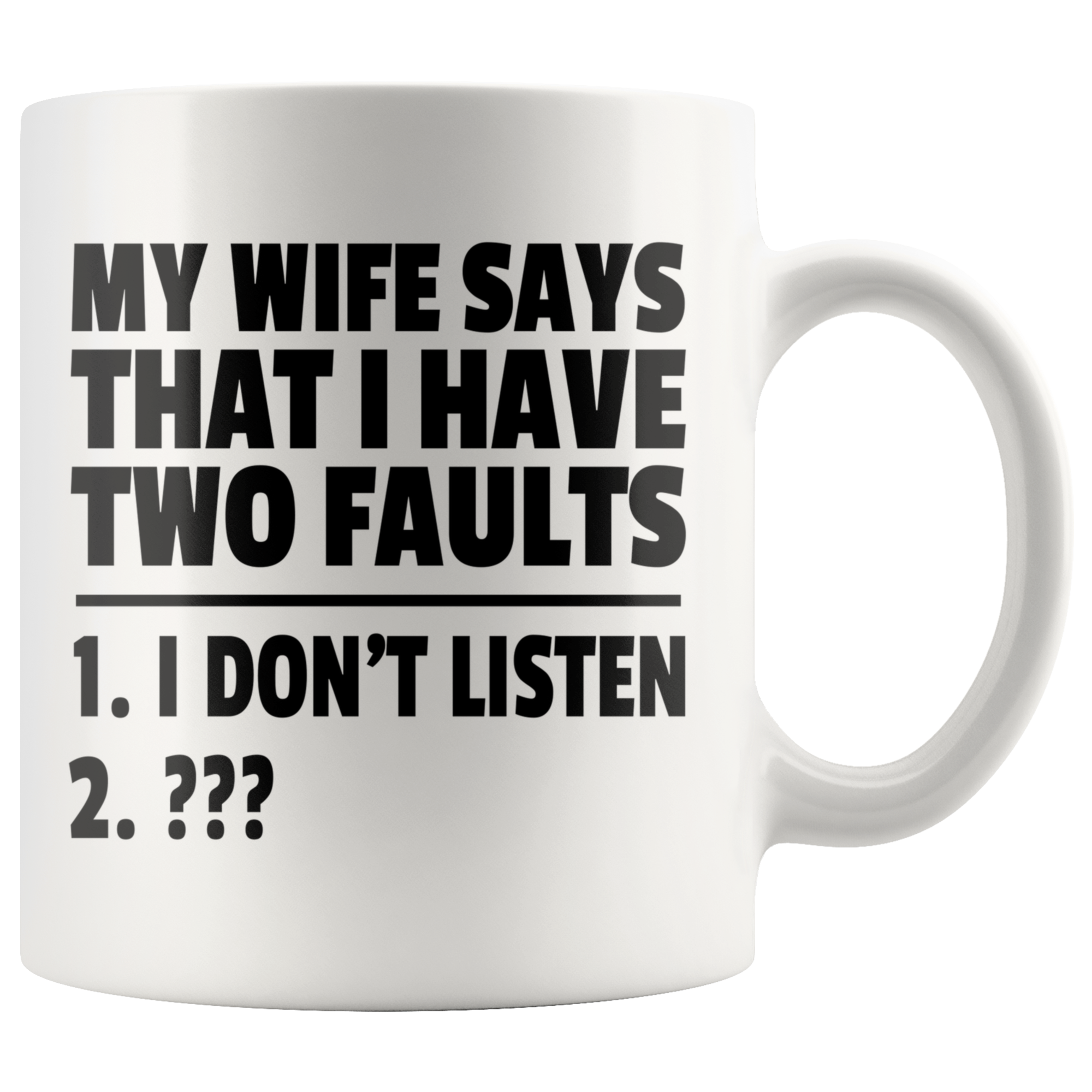 White Mugs - Wife Two Faults