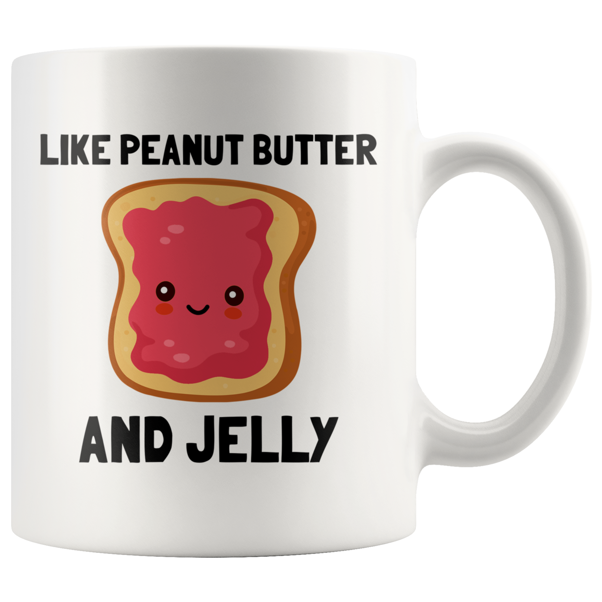 White Mugs - We Go Together Jelly