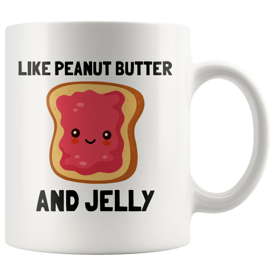 White Mugs - We Go Together Jelly