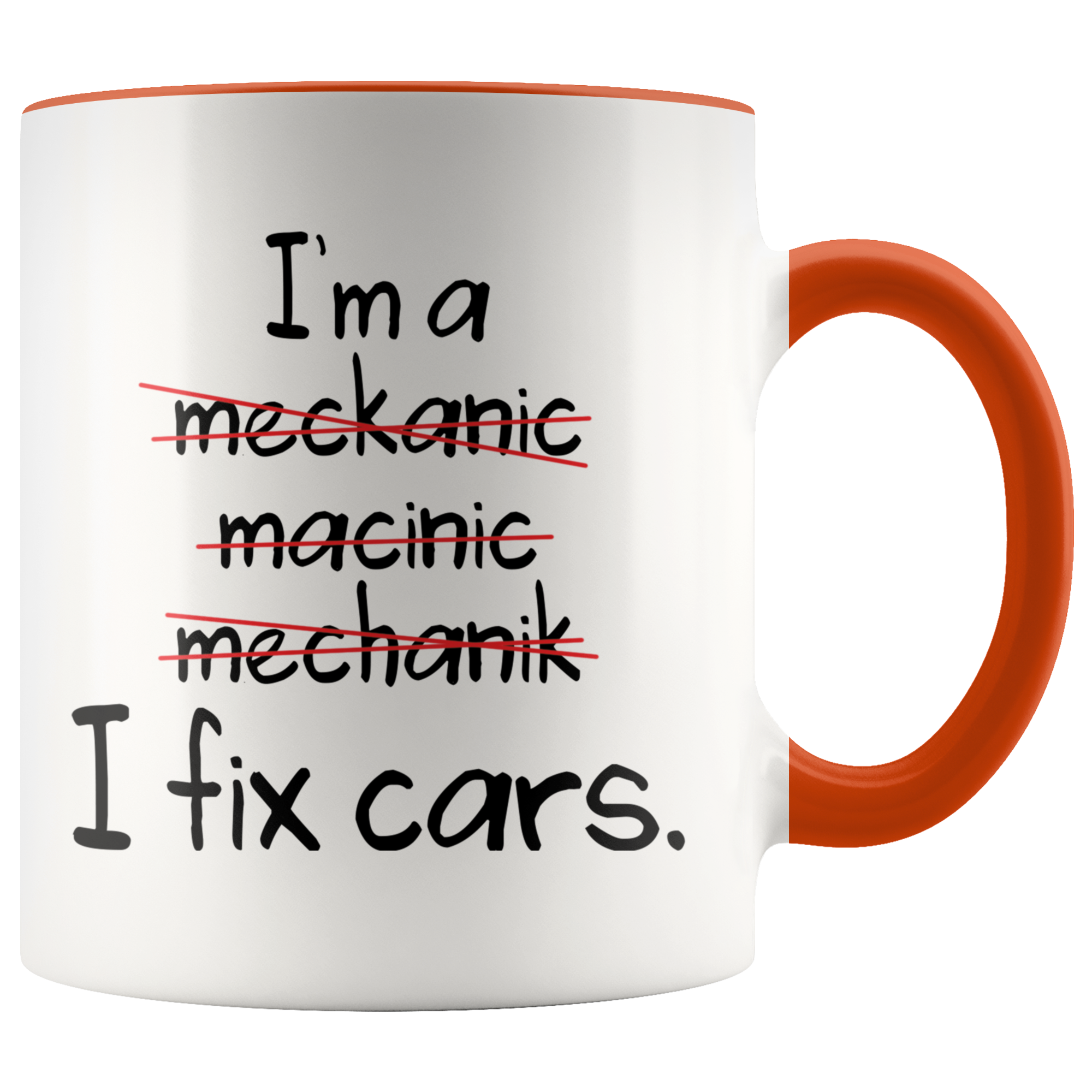 Accent Mug - Mechanic Spelling