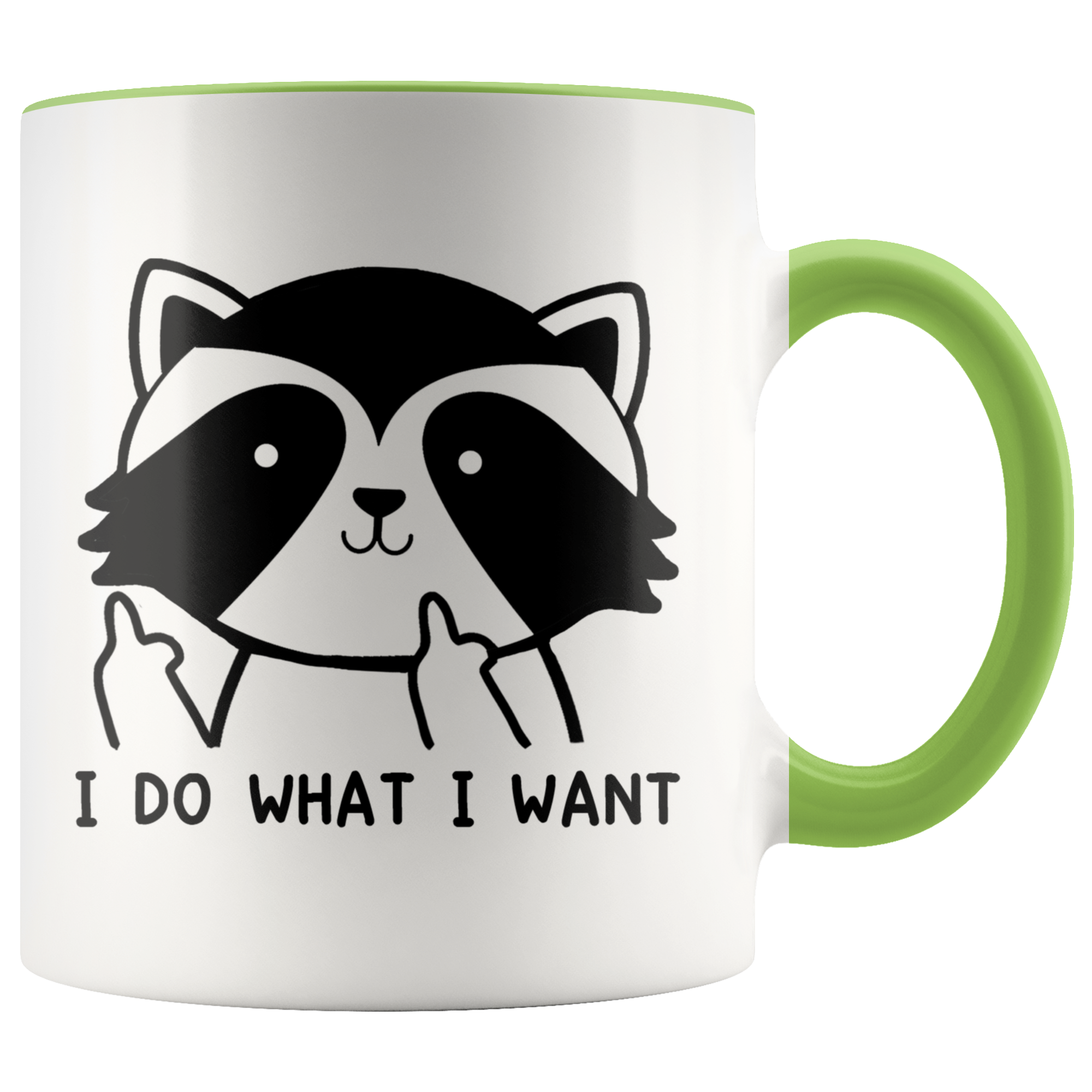 Accent Mug - Raccoon Do What I Want