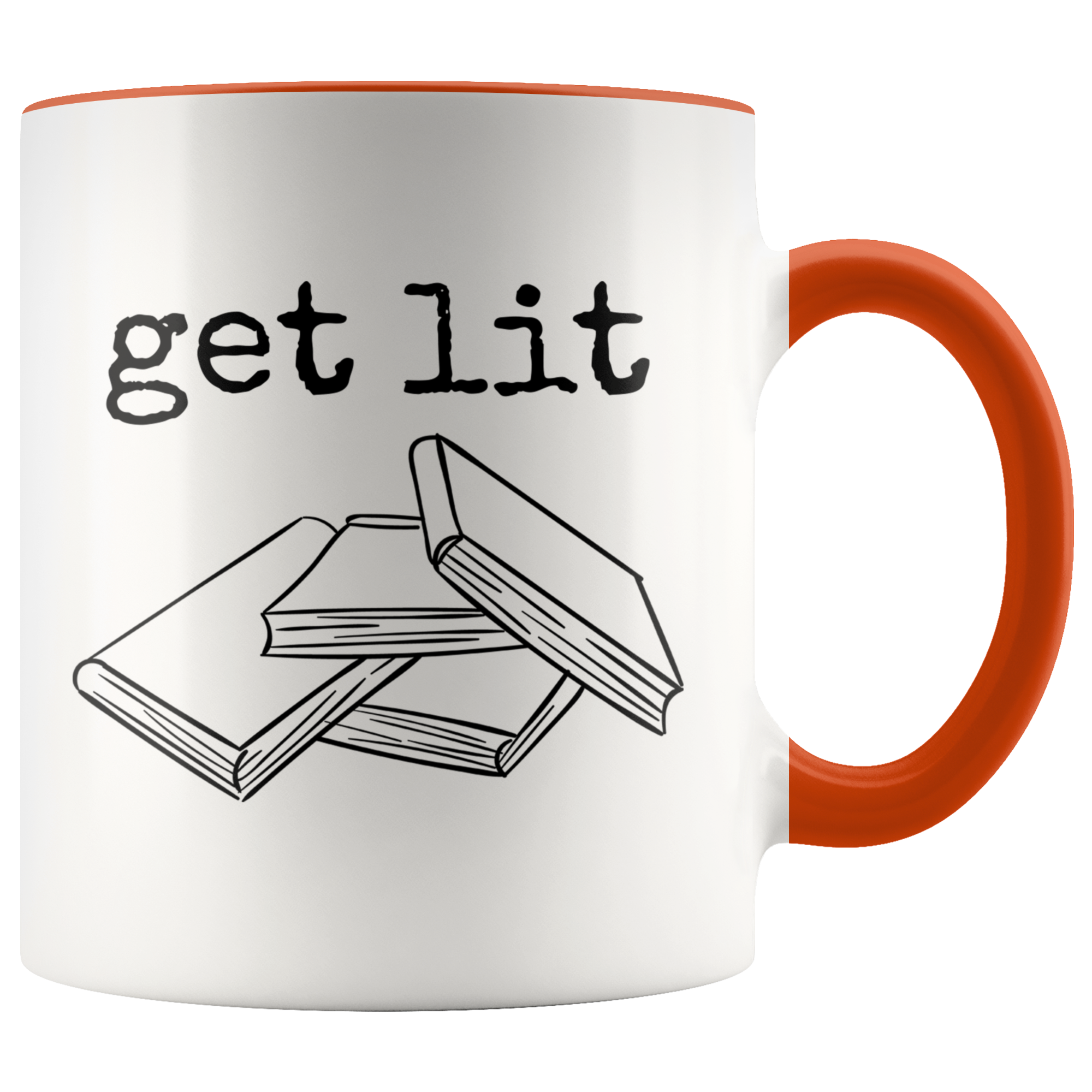 Accent Mug - Books Get Lit