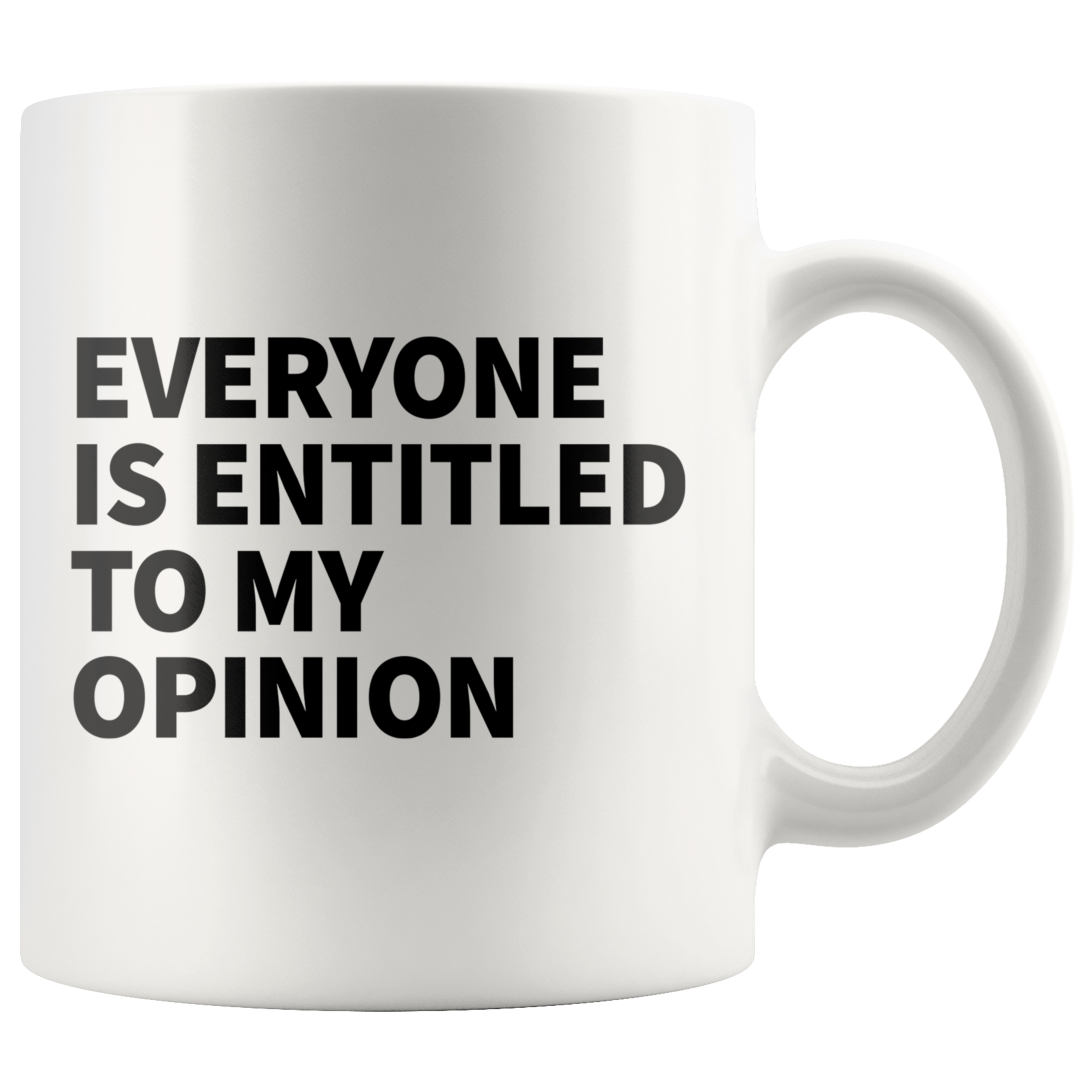 Accent Mug - Everyone Is Entitled To My Opinion