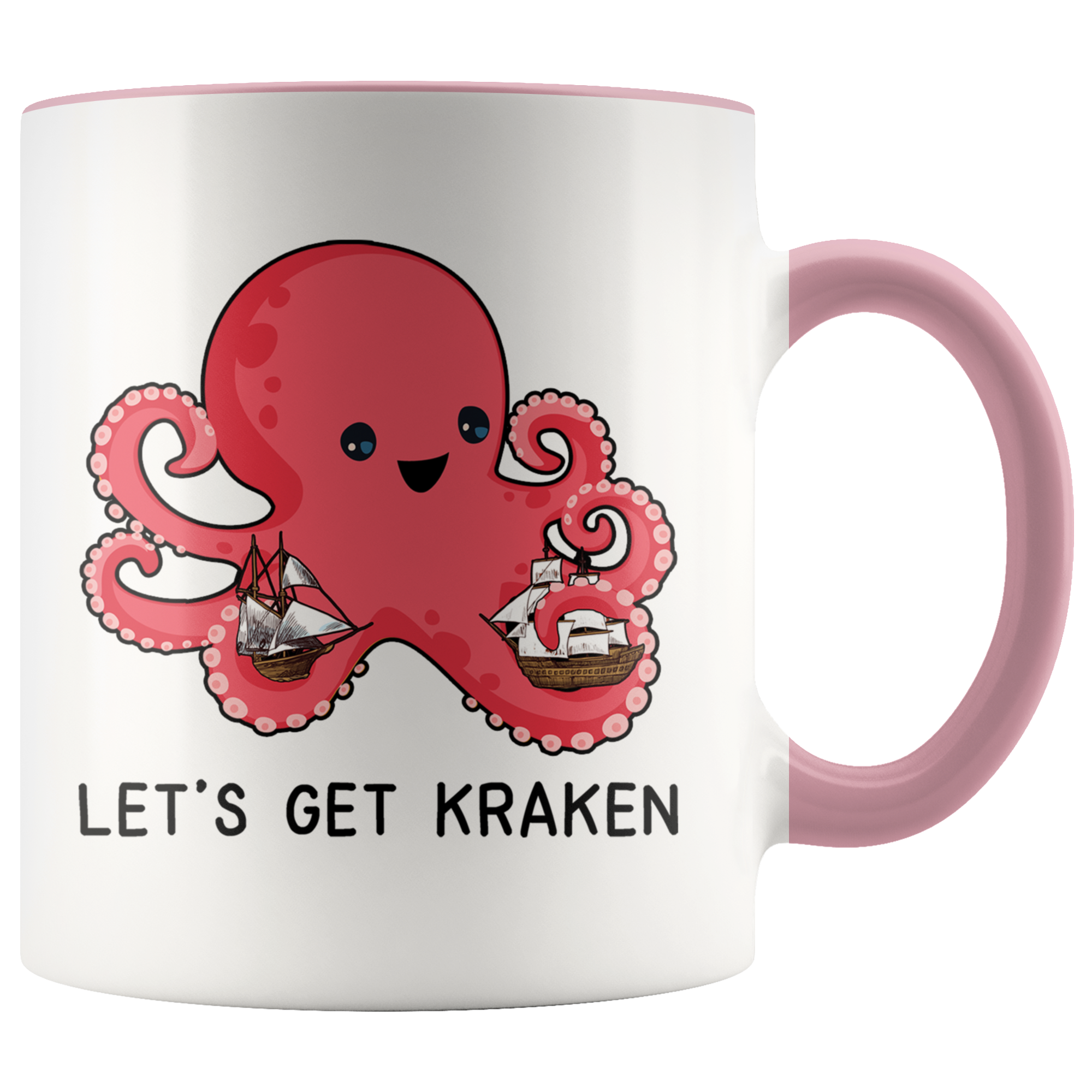 Accent Mug - Let's Get Kraken Old Ships
