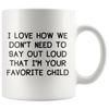 Accent Mugs - Favorite Child Outloud