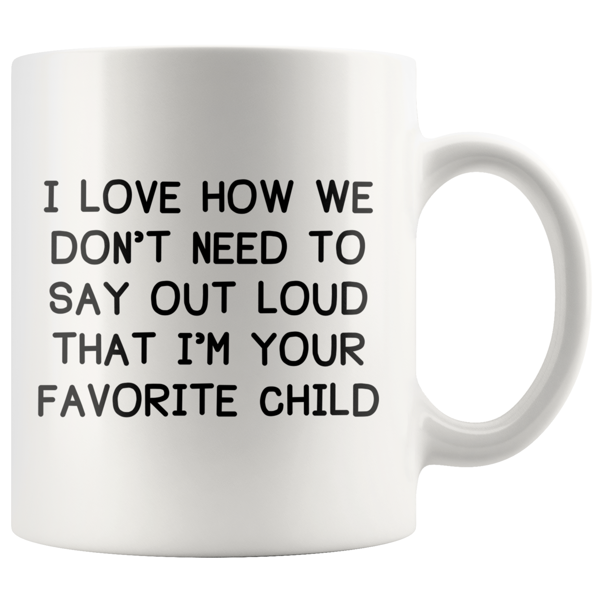 Accent Mugs - Favorite Child Outloud