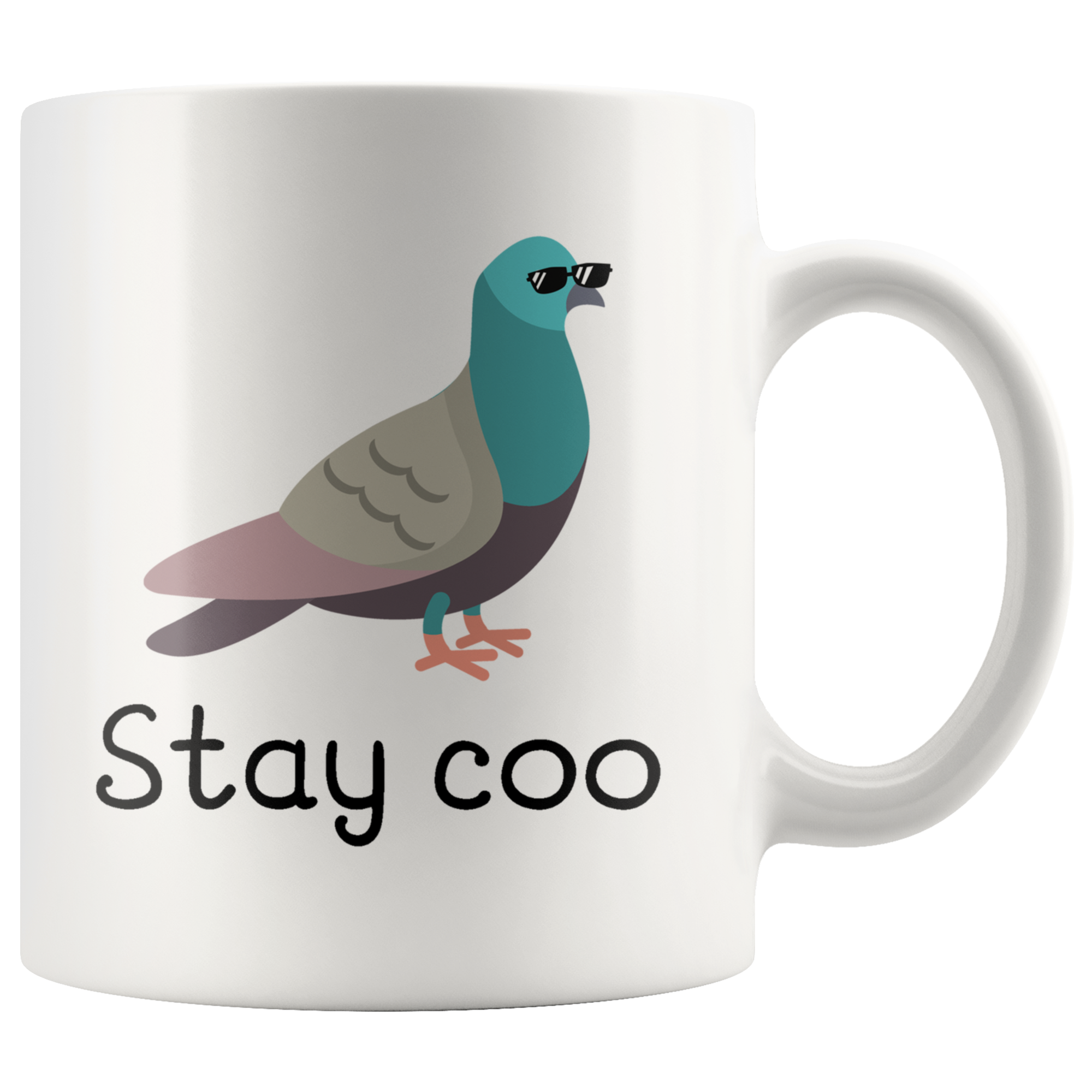 White Mugs - Stay Coo