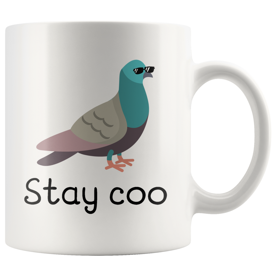 White Mugs - Stay Coo