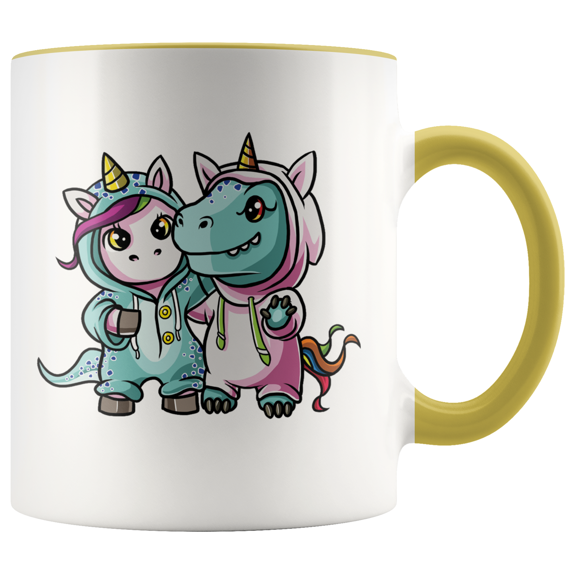 Accent Mug - Unicorn T-Rex Costumes