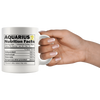 White 11oz Mug - Aquarius Nutrition Facts