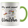 Accent Mug - Spirit Animal is A Unicorn